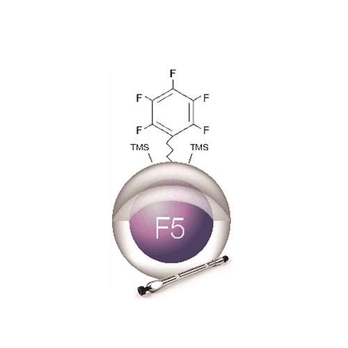 Kinetex 5 µm F5 Produktbild Front View L-internal